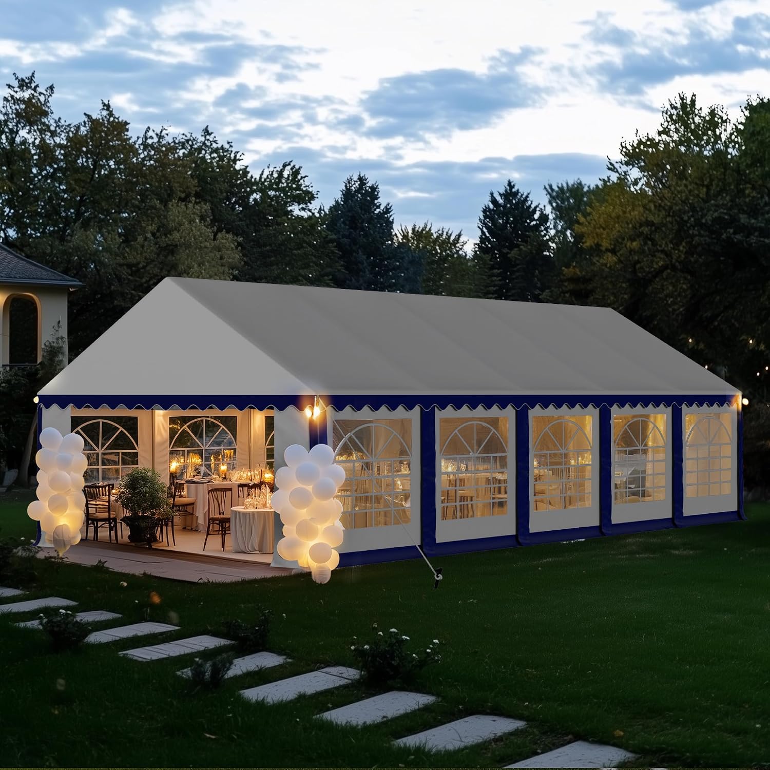 Event & Party Supply - Tenda para Festa 16x32 pés, Tendas