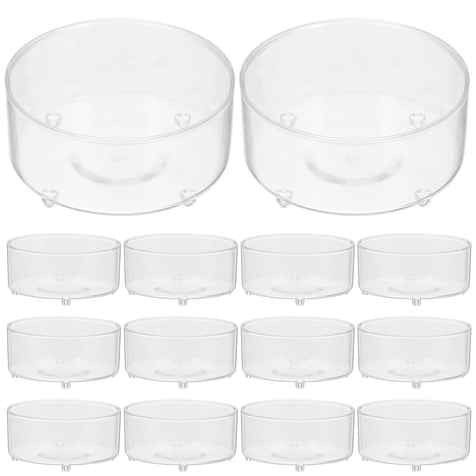 Plastic Cup 50Pcs - 50 Copos Plásticos para Velas Tealight,