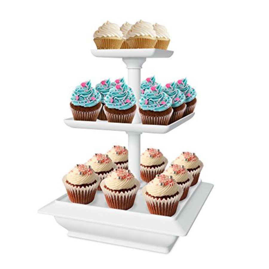 Cupcake Stand Tier - Suporte para Cupcakes de 3 Camadas