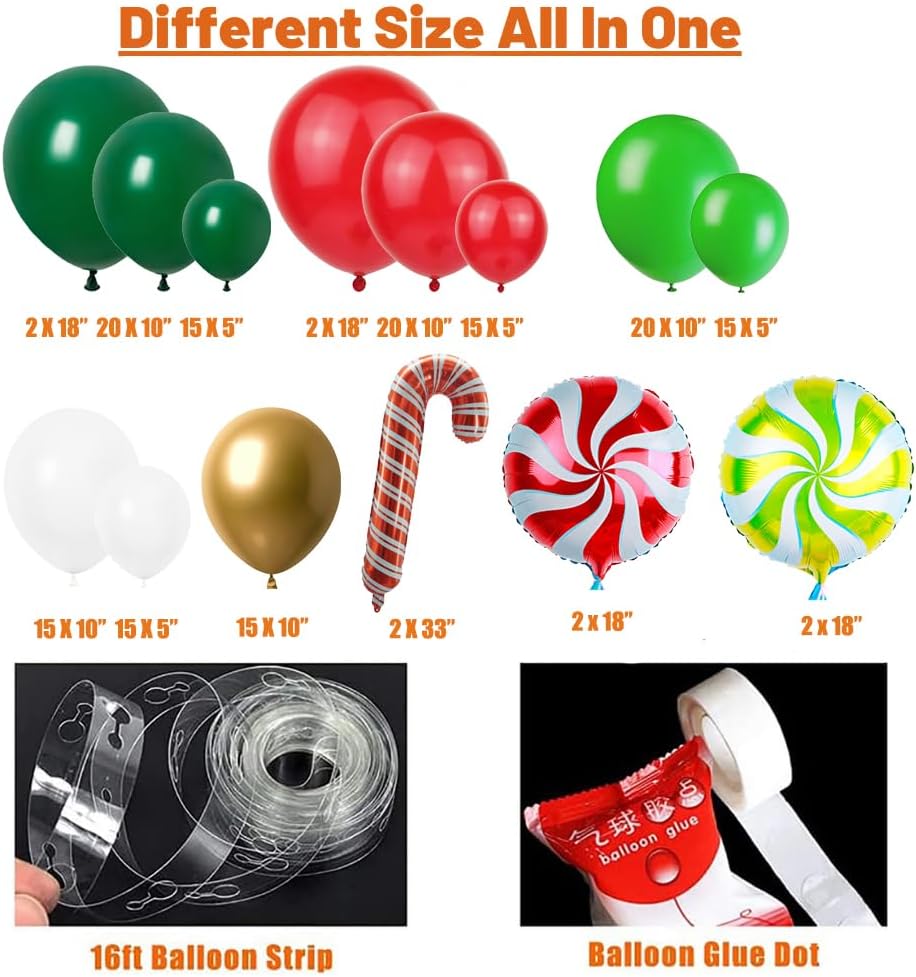 Kit de arco de balões de Natal - Balloon Arch Kit avaliação e preço