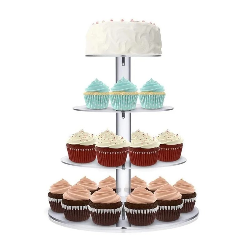 Suporte de cupcake de acrílico - Cupcake Stand Tier avaliação e preço