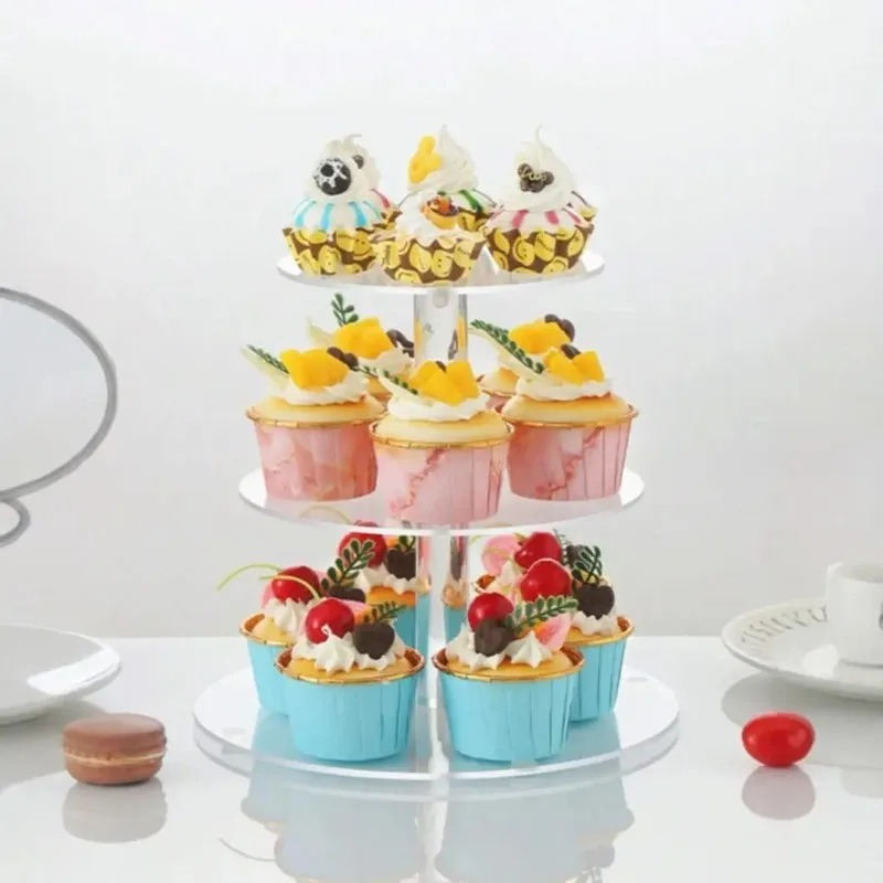 Suporte de cupcake de acrílico - Cupcake Stand Tier avaliação e preço