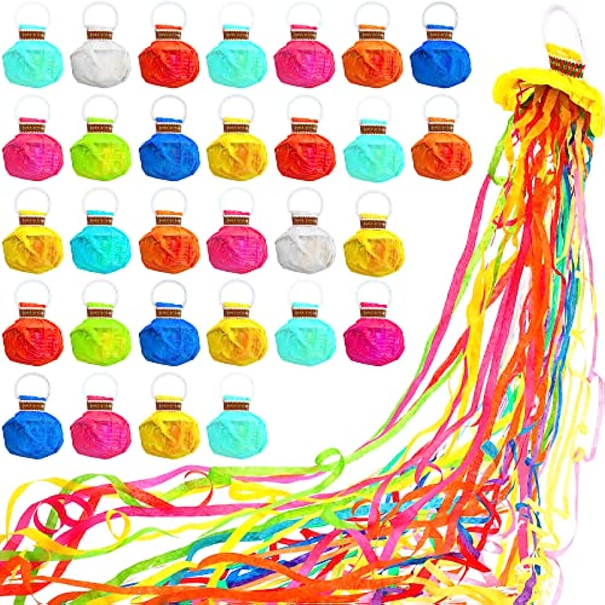 10 pçs poppers mão jogar strea - Confetti Cannon Tube avaliação e preço