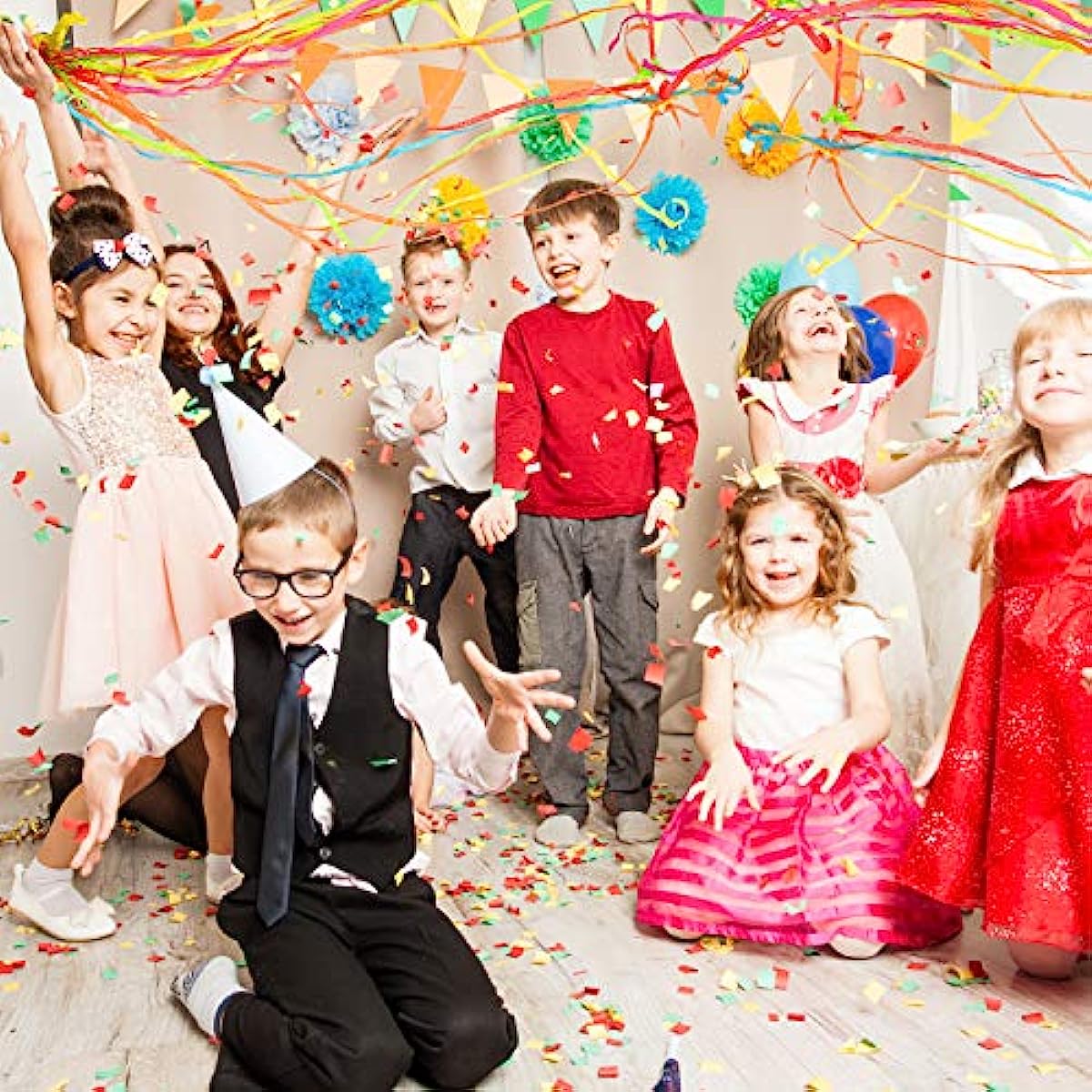 10 pçs poppers mão jogar strea - Confetti Cannon Tube avaliação e preço