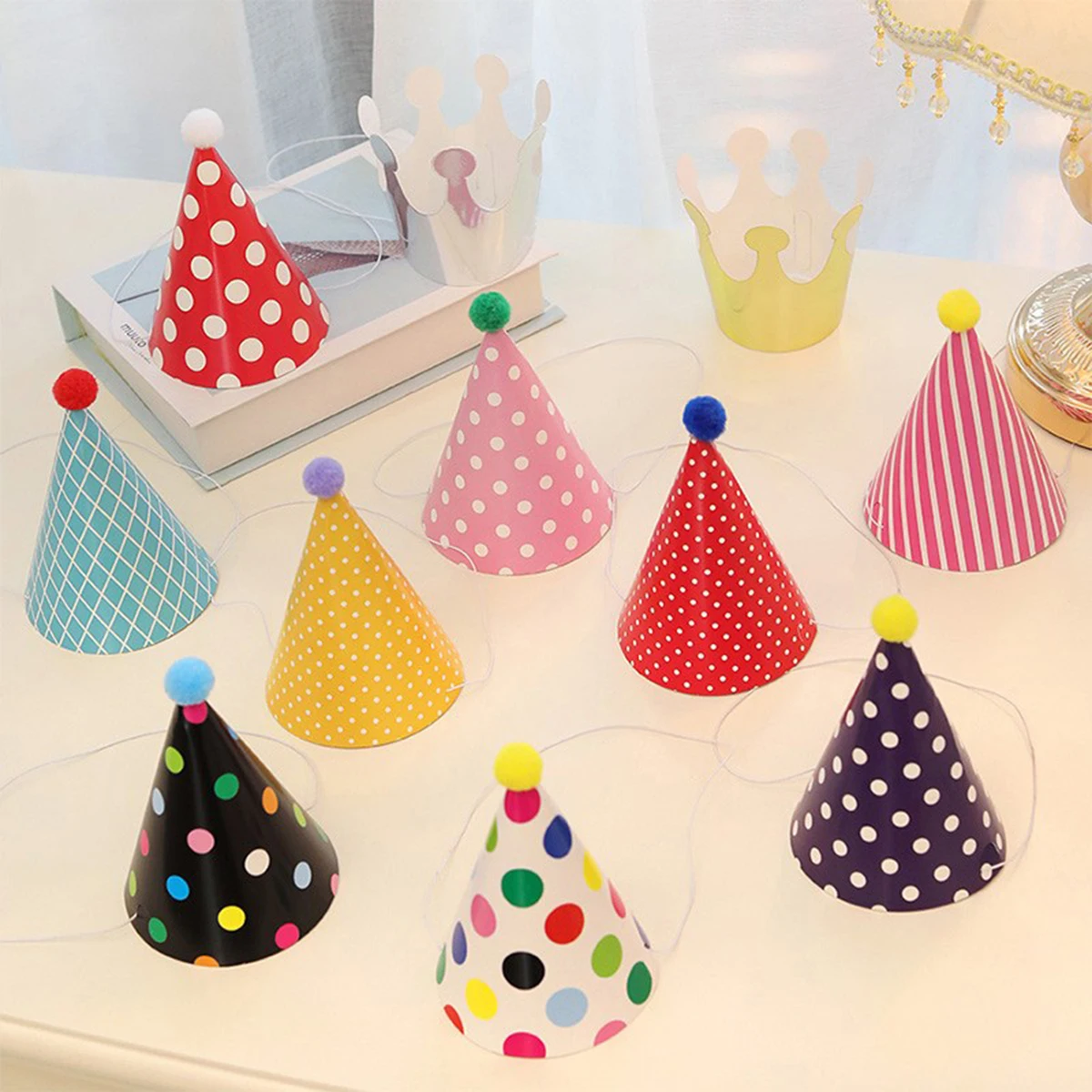 11 PCS festa de aniversário tr - Party Hat Cone avaliação e preço