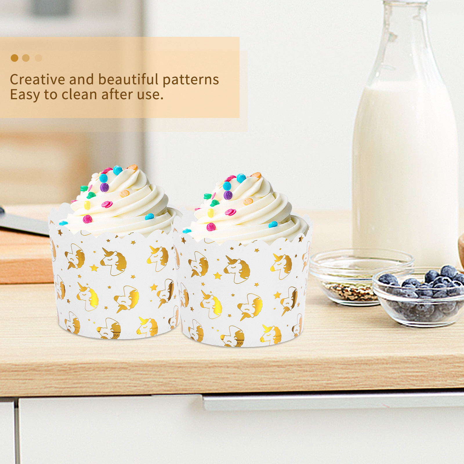 Forminhas de papel para cupcak - Plastic Cup 50Pcs avaliação e preço