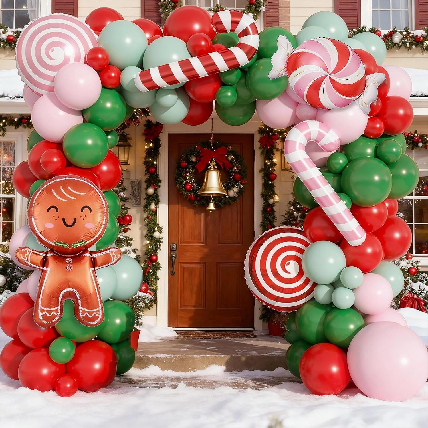 Kit de Arco de Balões de Natal - Balloon Arch Kit avaliação e preço