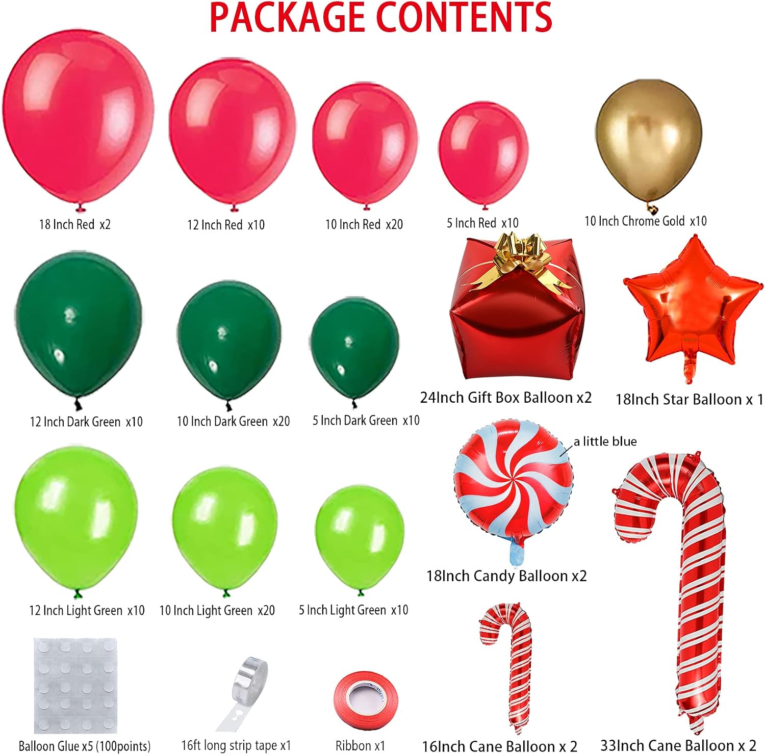 Kit de Arco de Balões de Natal - Balloon Arch Kit avaliação e preço