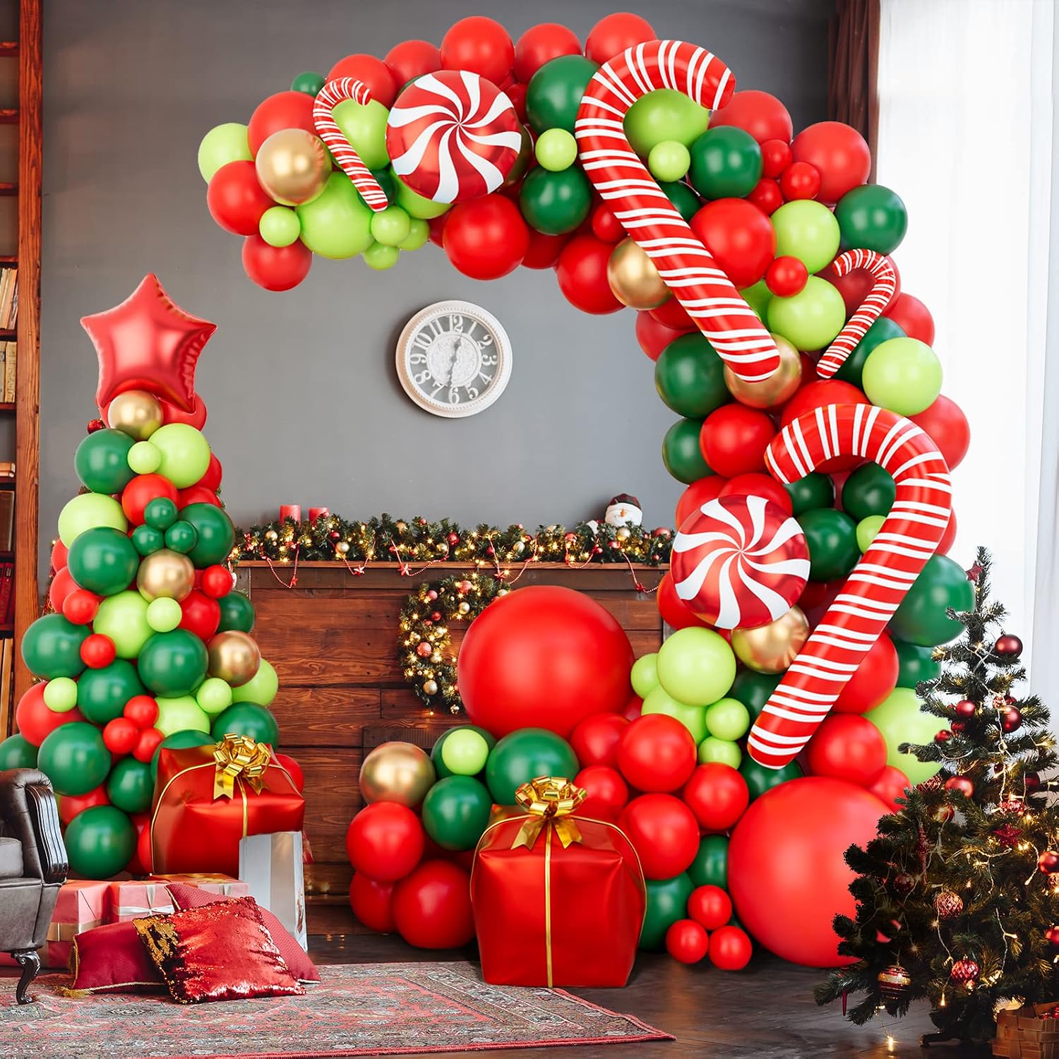 Kit de Arco de Balões de Natal - Balloon Arch Kit avaliação e preço