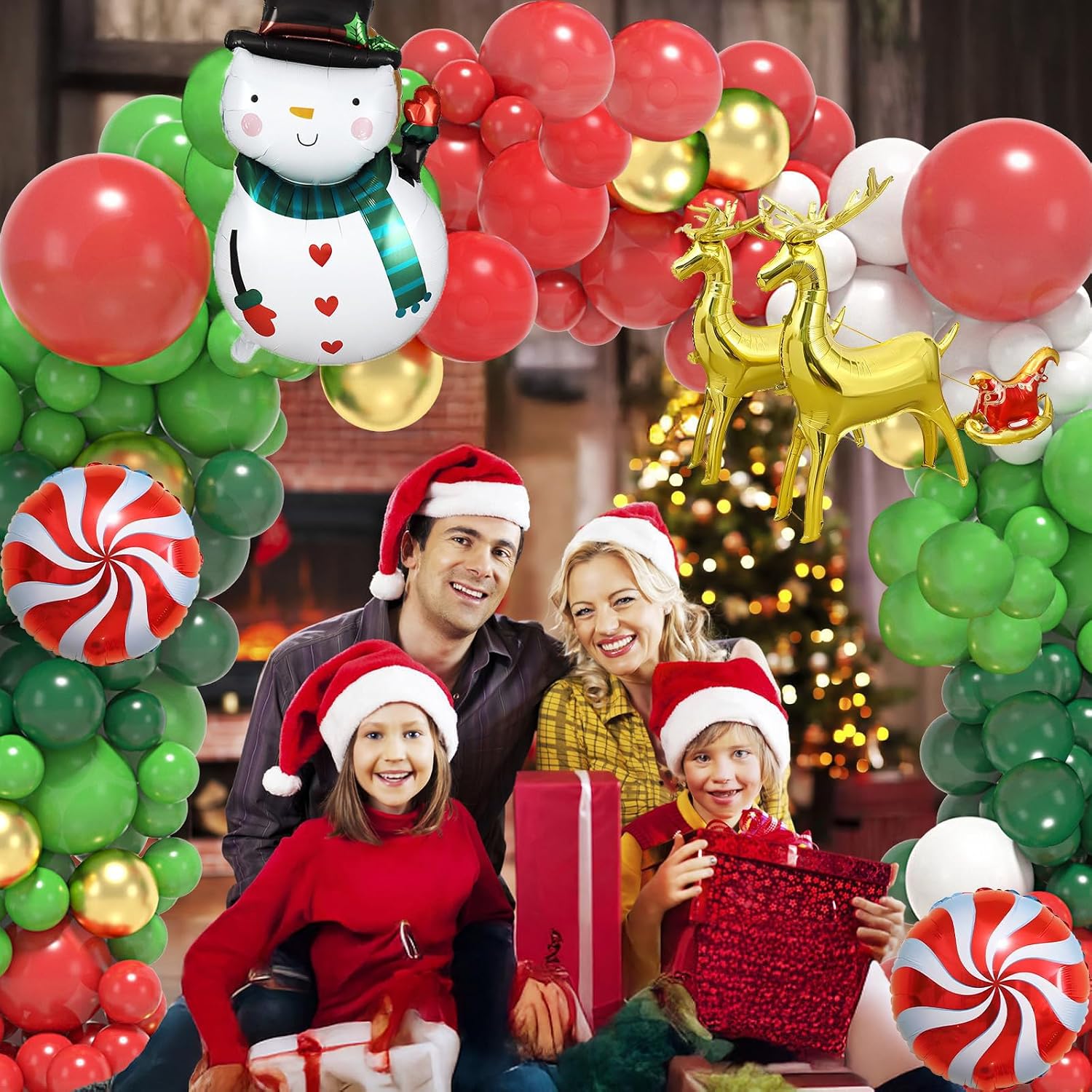 Kit de Arco de Balões de Natal - Balloon Arch Kit avaliação e preço