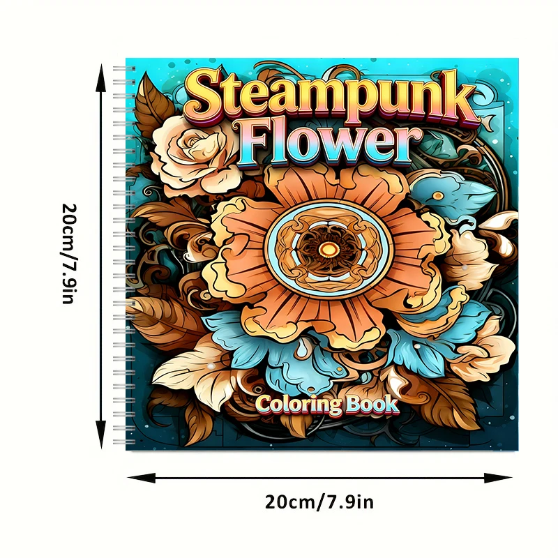 Livro de Colorir Flores Steamp - Event Supplies avaliação e preço