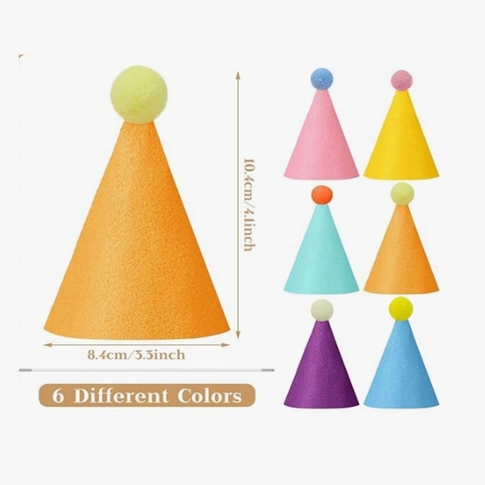 6/12/24 Peças Chapéu de Festa  - Party Hat Cone avaliação e preço